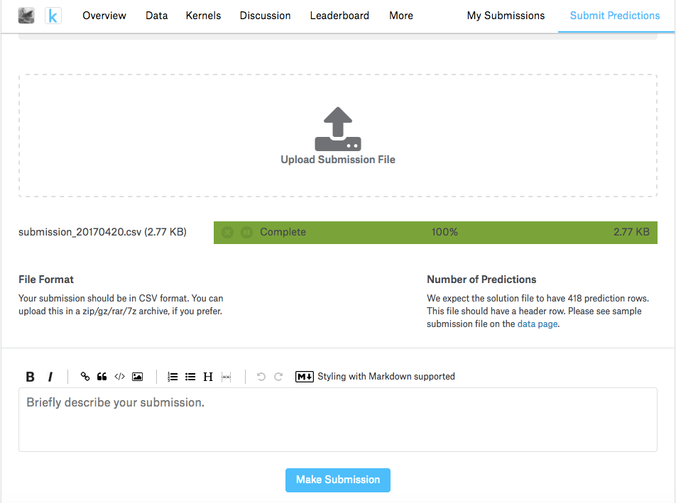 Kaggle Submission